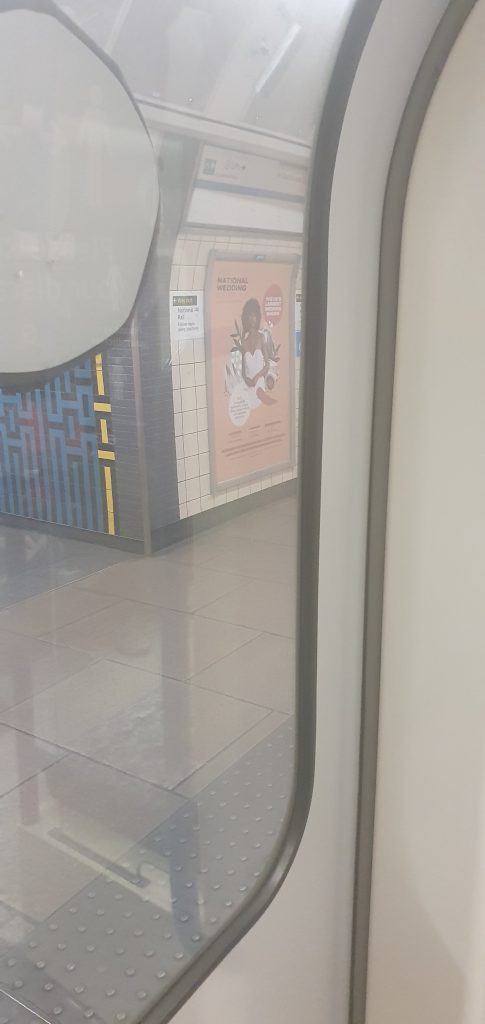 Poster through tube doors